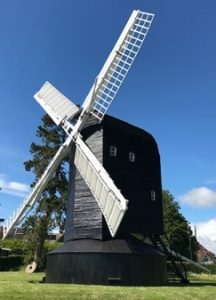 windmill on a sunny day